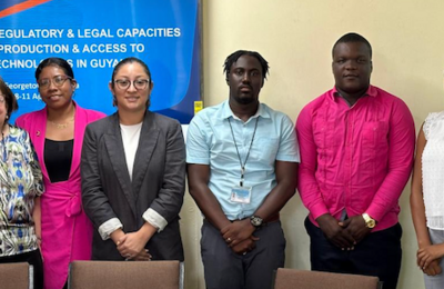 С supports Guyana on strengthening regulatory and legal capacities for local production and access to health technologies
