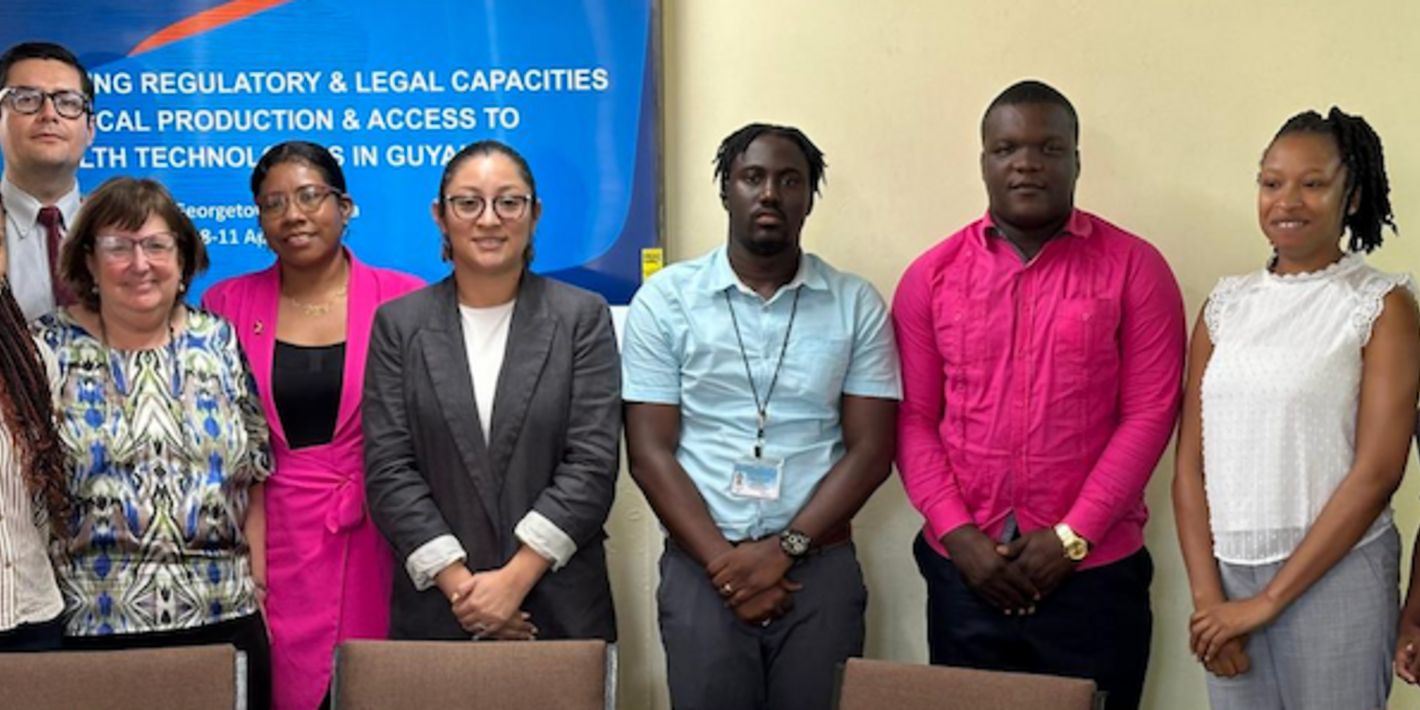 С supports Guyana on strengthening regulatory and legal capacities for local production and access to health technologies